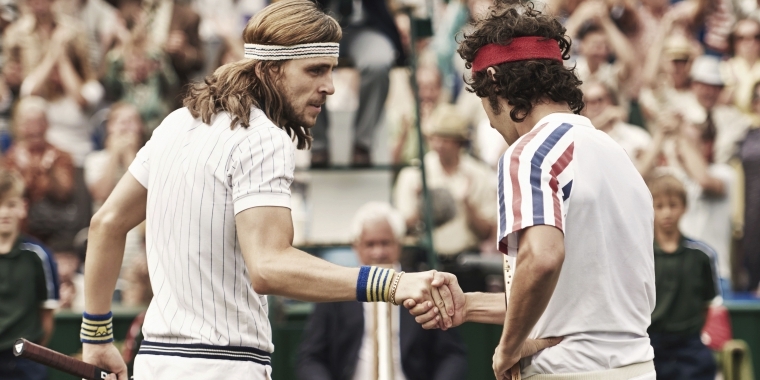 Die Kontrahenten Borg und McEnroe