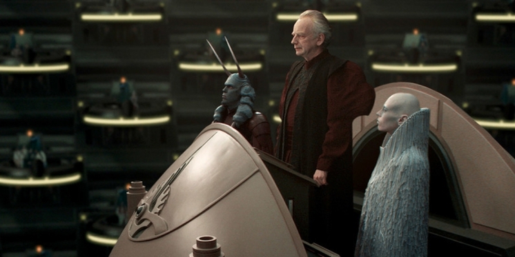 Kanzler Palpatine im Senat