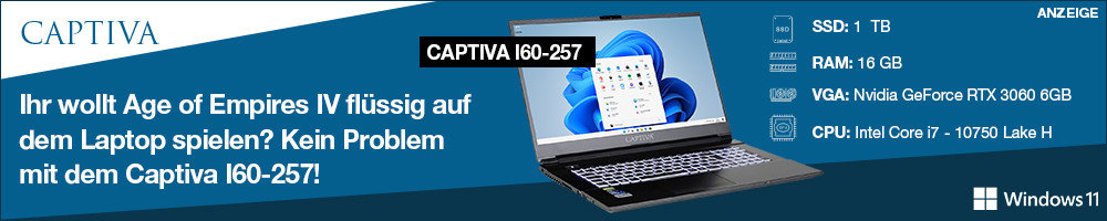  Gaming-Laptop Captiva I60-257