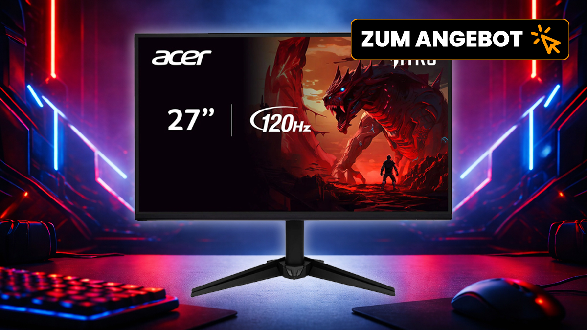 Aprilscherz im Februar? Gaming-Monitor von Acer mit 27 Zoll, 120