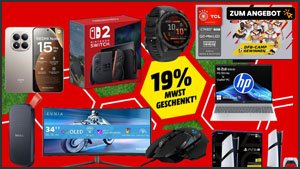 MwSt. geschenkt: Diese 19 Angebote sind die Stars der Aktion - TVs, Konsolen, Monitore uvm.
