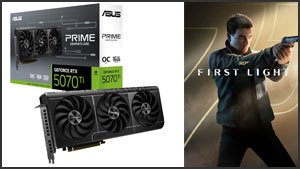Asus Prime RTX 5070 Ti OC - 007 First Light gratis dazu
