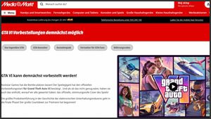 GTA 6 vorbestellen: Pre-Order-Seite bei MediaMarkt (Ticker: Ultimate Edition & Vorbesteller-Boni enthüllt)
