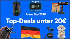 Billig-Prime-Day: Die 20 besten Amazon-Angebote unter 20 Euro