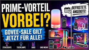Bittere Pille für Prime-Kunden? Govee-Sale gilt nun für alle - Stehleuchte, Tischlampe, Bars ...