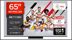 Mit 144 Hz für Gamer: 65-Zoll-Fernseher "fast auf OLED-Niveau" (CB-Test) rutscht unter 650 Euro bei Amazon