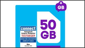 Dauerhaft 20 GB mehr pro Monat ohne Aufpreis bei Blau Allnet M